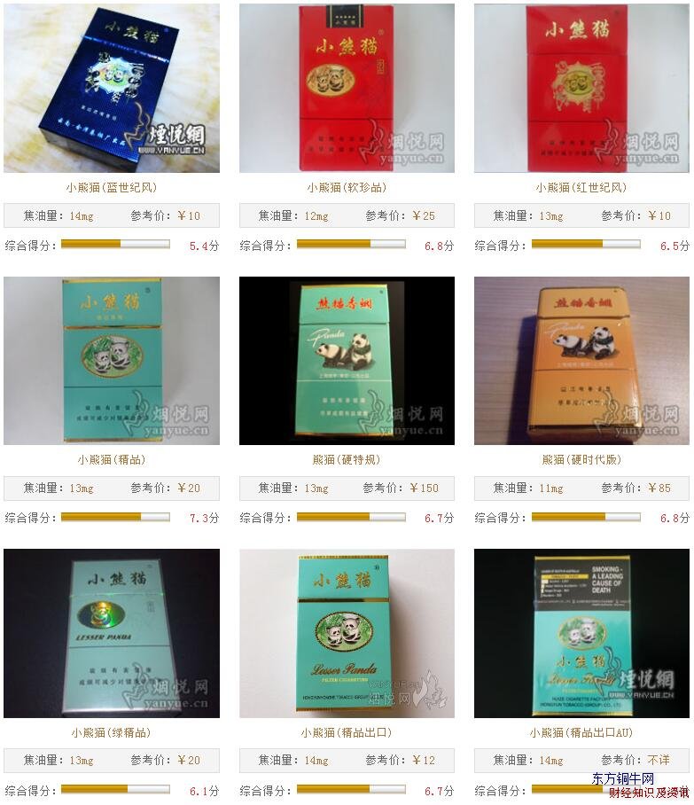 熊貓細支35元