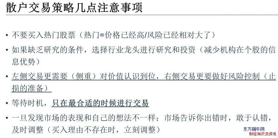 投資者交易策略制定